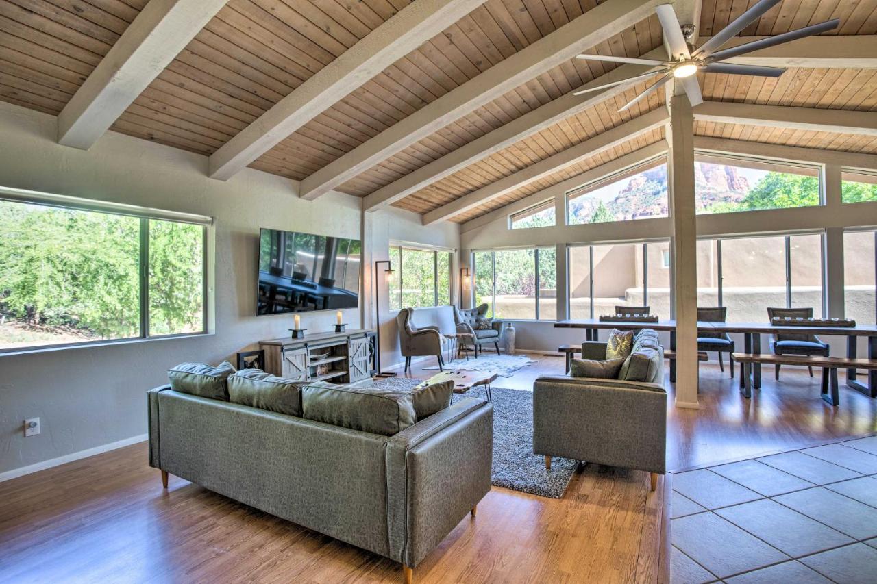 Sedona Hideaway With Swim Spa And Private Tavern! Exteriör bild